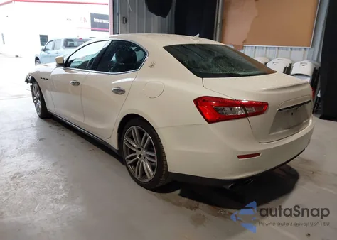 2016 Maserati Ghibli S z USA, uszkodzony, nr VIN ZAM57RSA2G1190802